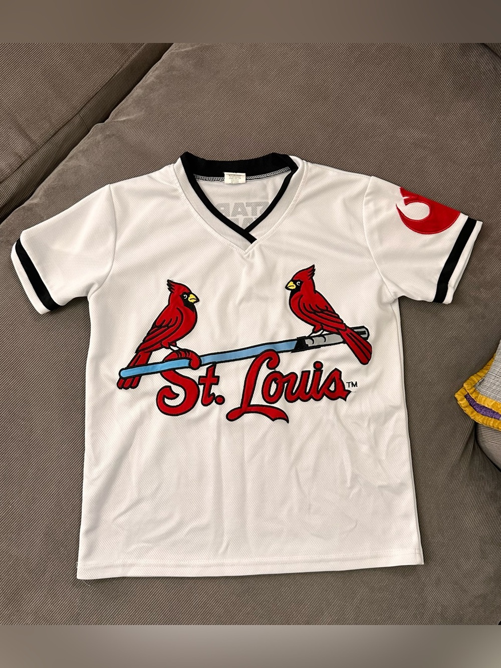 St. Louis Cardinals Kids Jersey SGA Star Wars Night Size Youth Medium Pullover